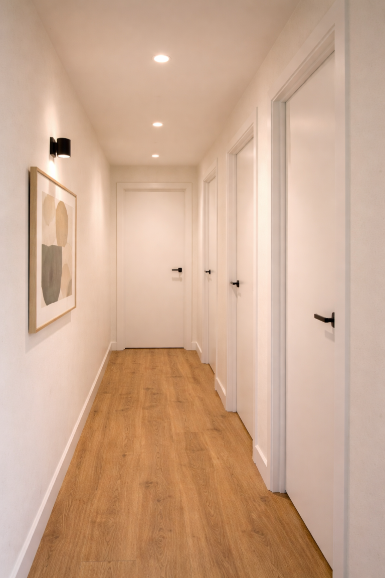 pasillo reformado en Basauri