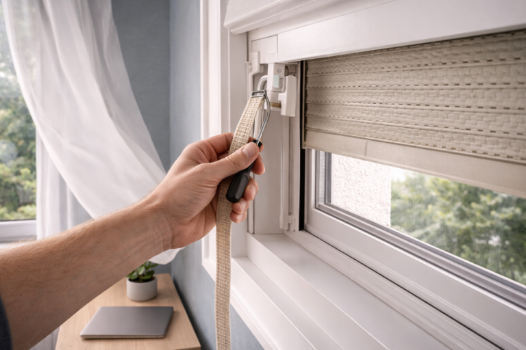 manitas en Bizkaia reparando persiana