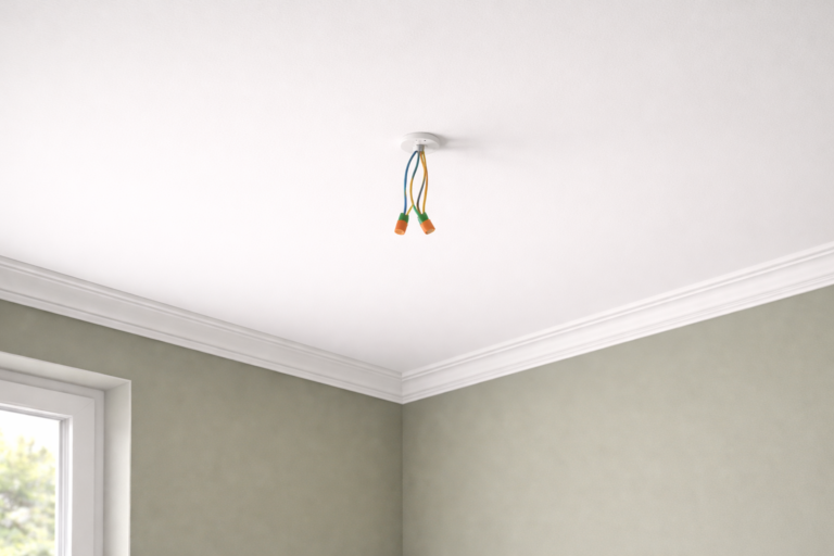 pintor en Bizkaia pintando techo