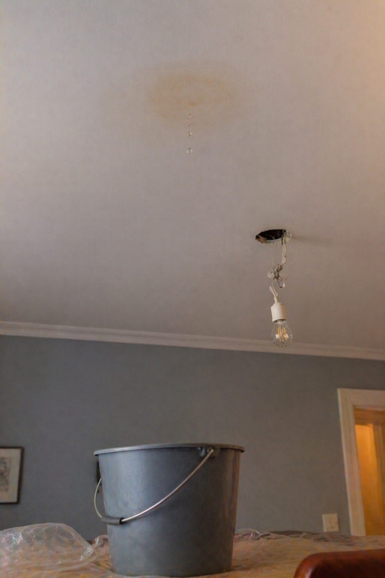 gotera en techo en Bizkaia