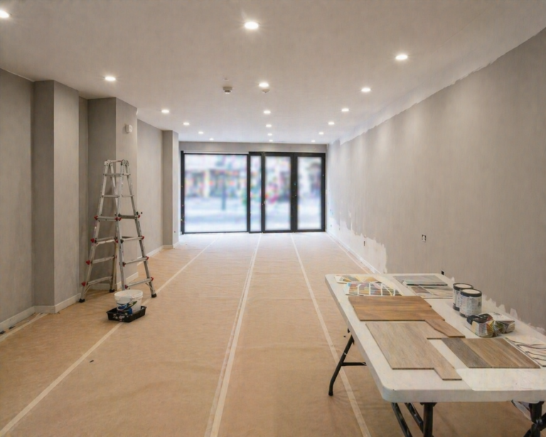 reforma de local comercial en proceso en Bizkaia