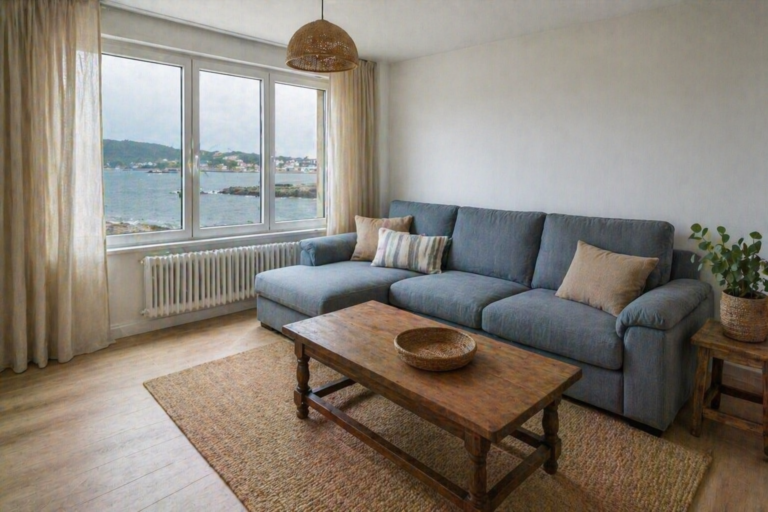 salón reformado en Bermeo